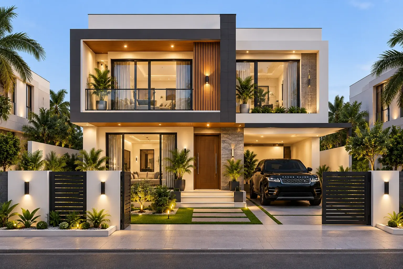 Architectural illustration of a proposed family home at Kwakyi Homes in Katamanso