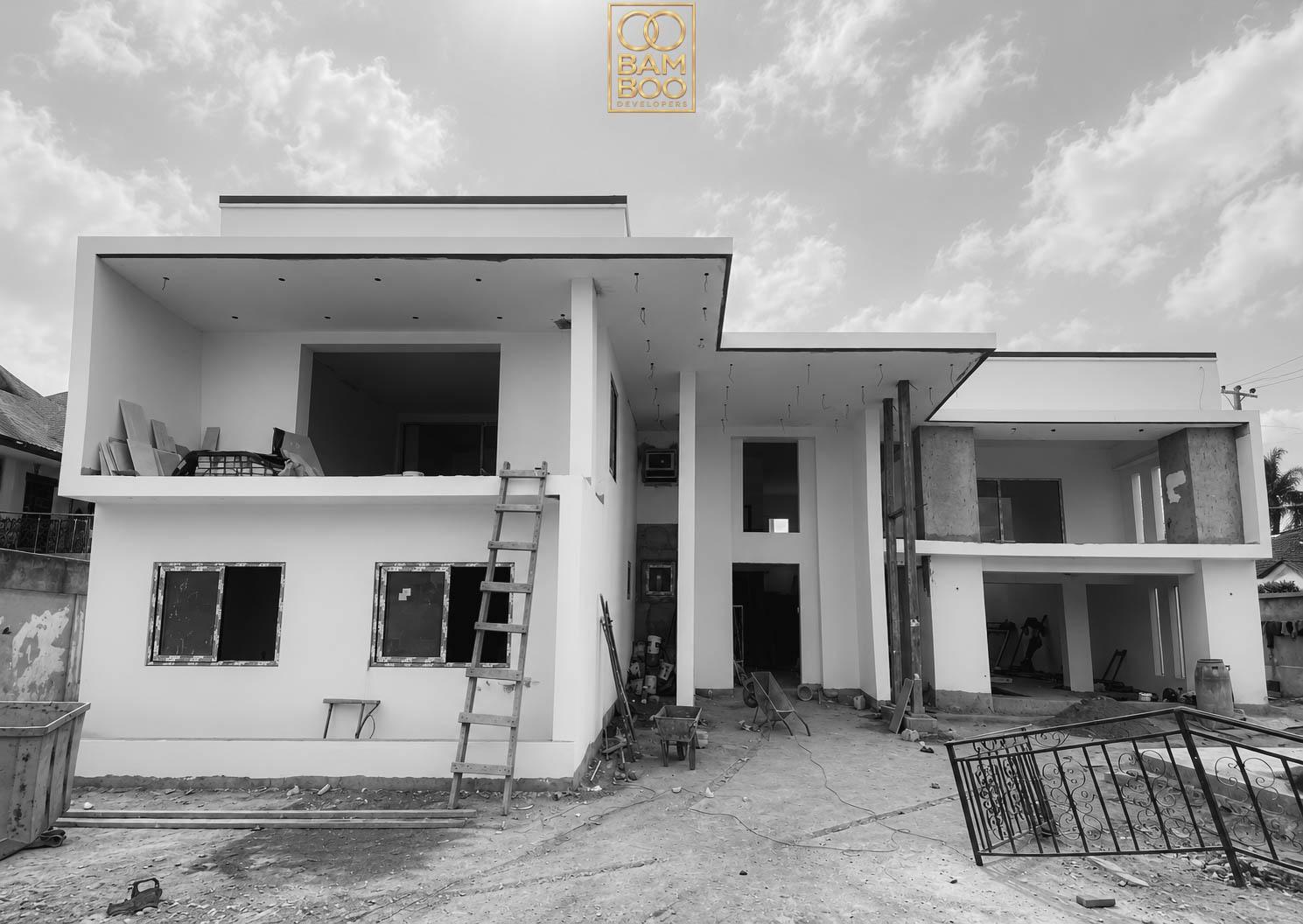 The Oasis by Bamboo exterior during construction